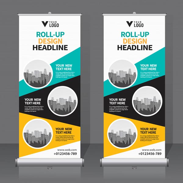 printable PVC – roll-up banners printed on PVC from the Midcomp House Brand.